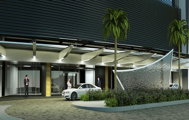 Hotel Las Americas Golden Tower Panama Dış mekan fotoğraf The entrance of the hotel